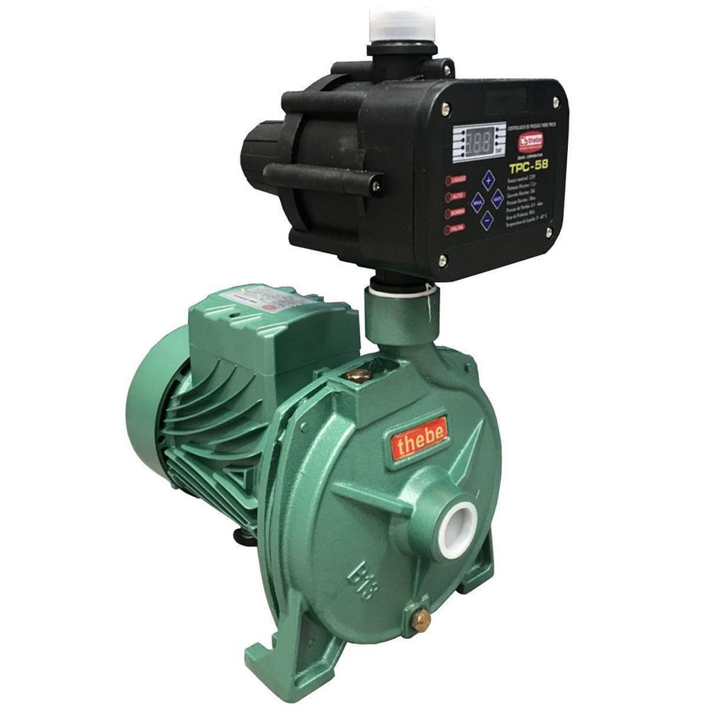 Pressurizador Thebe T-PRESS TPC-58 B-10 1/4CV Monofásico Até 1 banheiro